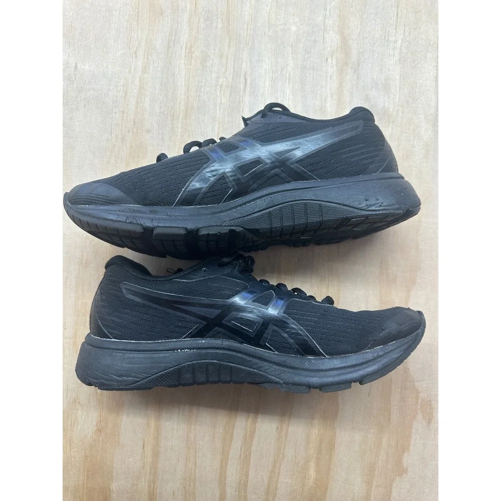 Asics GT-1000 8 Womens Running Shoes Triple Black 1012A460‎ Size 6.5